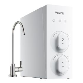 Reverse Osmosis System 400 GPD 8-stage Tankless Under Sink Water Filter System