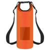Floating Waterproof Dry Bag Floating Dry Sacks with Observable Window 10L Roll Top Lightweight Dry Storage Bag for Kayaking Rafting Boating Swimming C